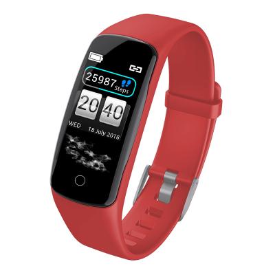 China Touch Screen V8 Sports Watch Band Wrist Heart Rate Tracker Fitness Pedometer Smart Wristband for sale