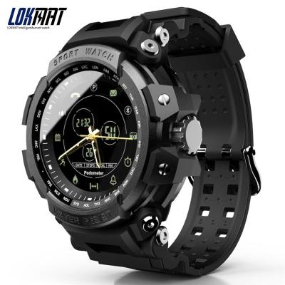 China Lokmat MK28 Outdoor Sports Smart Watch Call Latency Smartwatch Long Remind Digital Sports Waterproof APP Control Watch for sale