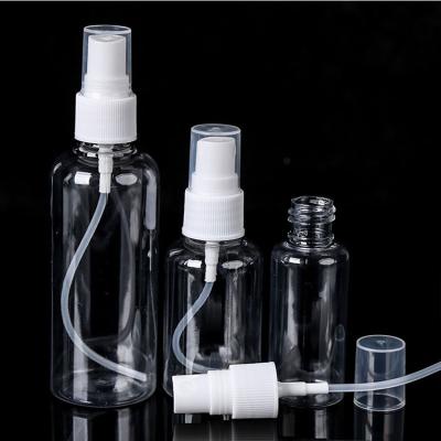 China Screen Printing Travel Kit Plastic Spray Bottles Mist Sprayer Bottle Fine Mist Sprayers With Colorful Spout Customized for sale