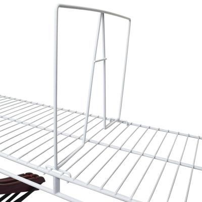 China Sustainable hot selling shelf divider for wire shelves closet wire shelf divider for sale