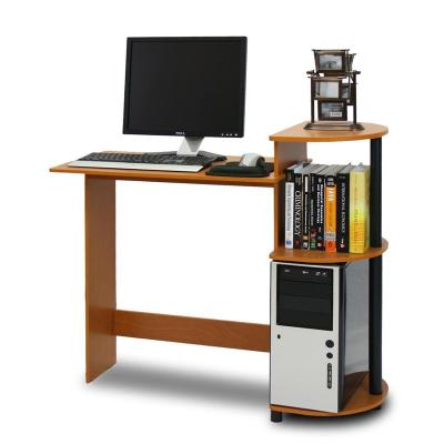 China (Other)Adjustable Modern Computer Desk With PVC Simple Wooden Student Home Office Laptop Table Study Work Computer Desk for sale