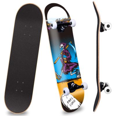 China 7 ply canadian maple adult skate board/complete maple skateboard deck chinese skateboard deck for sale