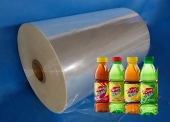 China High Shrinkage Rate Heat Shrinkable Film Customized For Label Printing for sale