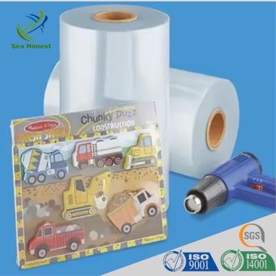 China Transparent 19 Mic POF Heat Shrink Film Rolls Single Wound For Packaging for sale