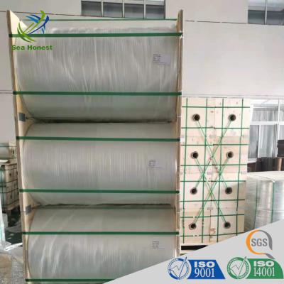 China Soft Transparent PETG Shrink Film Roll For Water Bottle Label Printing for sale