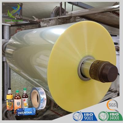 China Uniform Thickness Blow Molding Process Heat PVC Shrink Film for Label Printing for sale