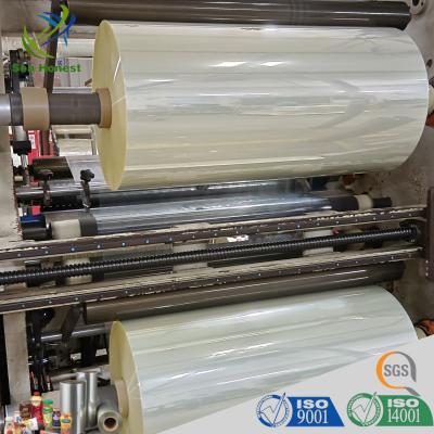 China Customized Cast PVC Heat Shrink Film Rolls For Water Bottle Label Printing for sale