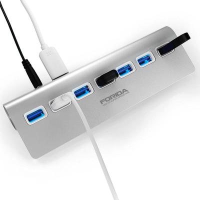 China Connect to Multiple Computers or Network Equipment High Speed ​​Hot Sale Powered USB Hub 7 Port USB Hub 3.0 for sale