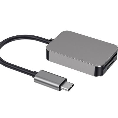 China Aluminum Alloy USB-C 4.0 SD PowerExpand+ 2-in-1 Memory Card Reader, For Micro SD for sale