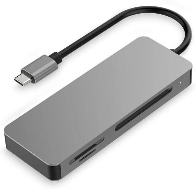 China USB C Devices Type C USB C SD Micro-SD/TF Compact Flash/CF Card Reader for sale