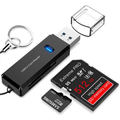 China Computer/laptop card skimmer reader etc. mini usb3.0 mobile devices /Desk for SD/SD HC/SDXC/MicroSD for sale