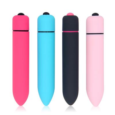 China Colorful Vibration Mini Bullet Vibrator 10 Frequency Vibration For Women Waterproof Vibrating Clitoris Stimulator Sex Toys For Female for sale