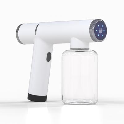 China Plastic Steamer Hot Sales USB Rechargeable Facial Mist Disinfect Gun Nano Jet Sprayer for sale