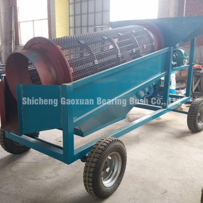 China Rotary Drum Gold Mining Mobile Ore Sand Gravel Stone Trommel Screen for sale