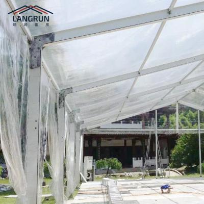 China Party Wedding Exhibition Warehouse Event Church Clear Large Roof Transparent Marquee Tent For Weddings Parties for sale