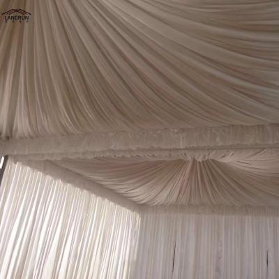 China Outdoor Luxury Custom Large Party Wedding Exhibit Warehouse Event Church Exhibition Tent Aluminum Frame With Lining for sale