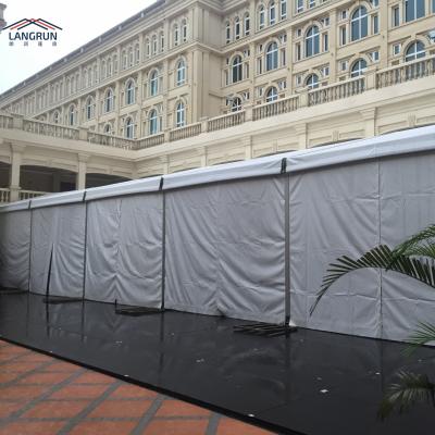 China Temporary Clear Tent Large Party Wedding Exhibition Warehouse Event Church Span Sports Hall For Basketball Game for sale