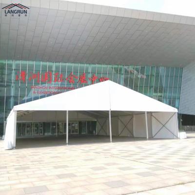 China Party Wedding Exhibition Warehouse Event Church 20m Aluminum Clear Top Tents Large For International Auto Show Events Tent for sale