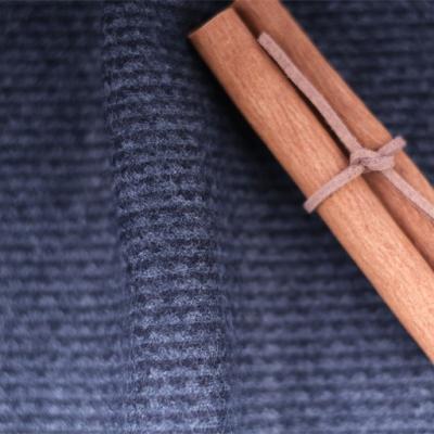 China 2022 Hot Selling Viable Warm Stripe Twill Touch Wool Polyester Fabric Merino Wool Knitted Fabric For Suit for sale