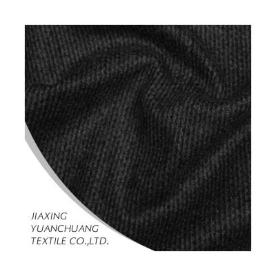 China Wrinkle Resistant Sales Promotion 50% Off Discount China Factory Jacquard Stripe Merino Wool Singlet Blended Fabric For Coats for sale