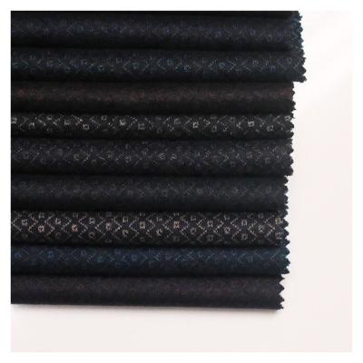 China Wholesale wrinkle resistant different color double faced merino cashmere wool kint fabric for winter coats for sale