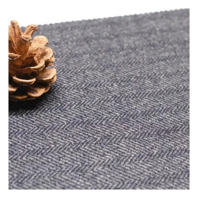 China Wrinkle Resistant Hot Selling Wholesale Quality Guaranteed Merino Wool Worsted Polyester Suiting Fabric Knit for sale