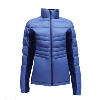 China Wholesale Custom Women's Warm Hoodless Long Sleeve Soft Slim Winter Down Jacket for sale