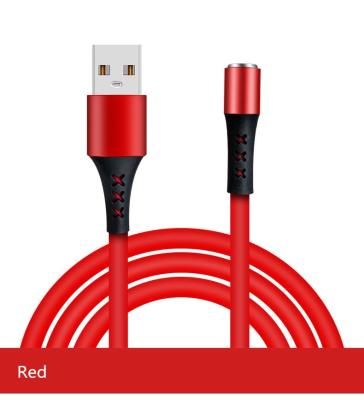 China Customized USB 2.0 Color 3 Plug In 1 Magnetic Phone Charging Cable, Cool Liquid Silicone USB Data Cable for sale