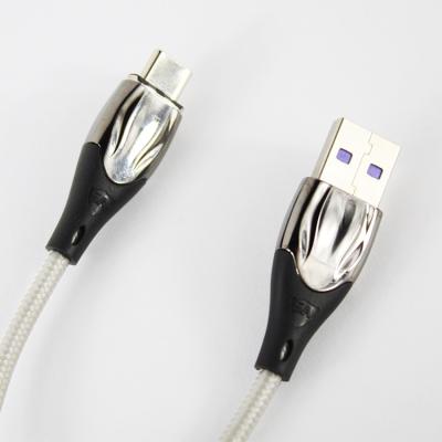 China 5A 1M Fast Charging 2M 5A Led, Fast Type-C Fast Magnet C Magnet Nylon Braided Charger USB Magnetic Charging Data Cable for sale