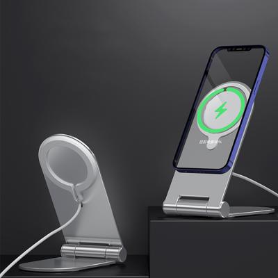 China 15W Portable Fast Fast Charger Phone Holder Mount Wireless Stand Holder For iPhone 12 for sale