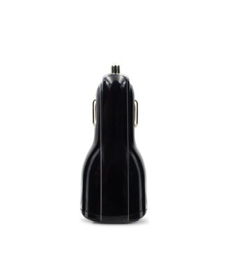 China New Arrival Quick Design Unique Small Size Body Aluminum Alloy Metal QC 3.0 Dual Charger QC3.0 USB Car Charger for sale