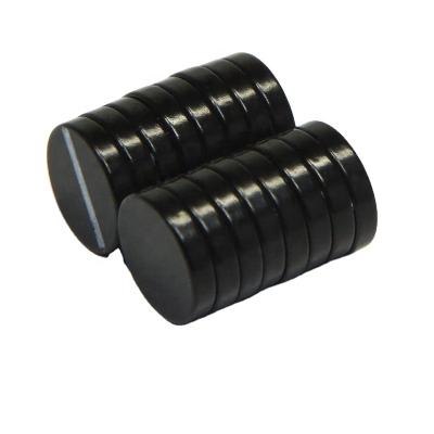 China Industrial Permanent Magnet Black Epoxy Coating Neodymium Steel Magnet for sale