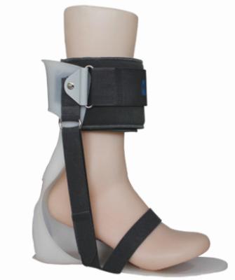 China White Orthopedic Ankle Brace Ankle Foot Orthosis Support With Dual Strap for sale