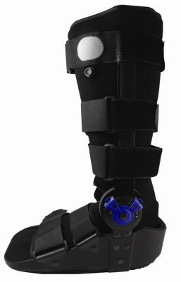 China Lightweight While Strong Orthopedic Walking Boot For Sprained Ankle Black for sale