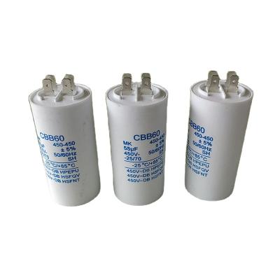 China Water Pump Operation Plug-in Capacitor Submersible Pump Capacitor 25UF-80UF for sale