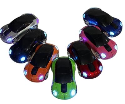 China Creative Gaming Christmas Gift Mouse 3D Cartoon Mini Car Shape Model Mouse Wireless 2.4G for sale