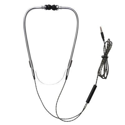 China In-ear 3.5mm Headphones With Mic And Volume Control Headset For Mobile Phone For Electronic Stethoscope for sale