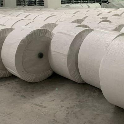 China Recyclable White Tubular Fabric PP Polypropylene Woven Sack Sand Bags Roll for sale