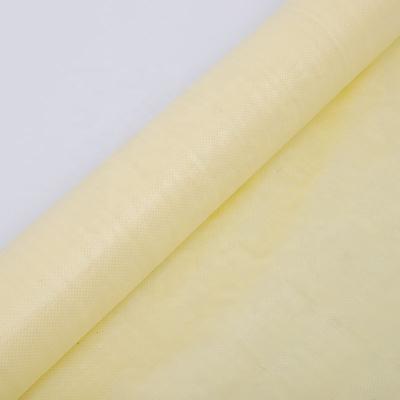 China Industrial UV Treated Durable Using Yellow PP Woven Fabric Geotextile Roll for sale