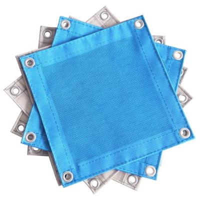 China Building Construction PVC Coated Polyester Safety Mesh Sheet Japan Fire Retardant Mesh for sale