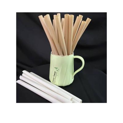 China Eco-Friendly Wholesale Biodegradable Compostable Bamboo Fiber Straw For Catering for sale