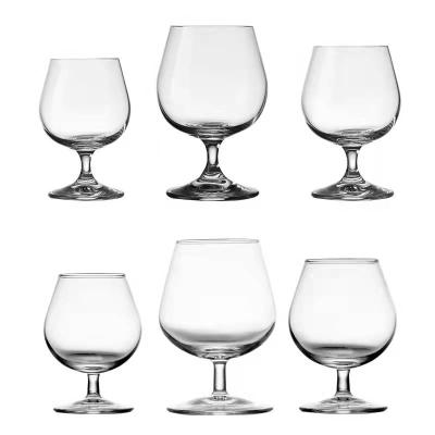 China High Quality European Style Lead Free Wedding Brandy Glass Set For Party Crystal Glass Stem Wine Dwarf Cup Glass Shorts 2022 Lead Free Light for sale