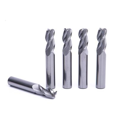 China CNC Milling Machine Carbide 4 Flutes Roughing End Mill Cutters For Metal for sale