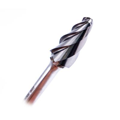 China Rotary MMT Machine High Quality Carbide Burs Flame And Taper Shape Inverted Files for sale