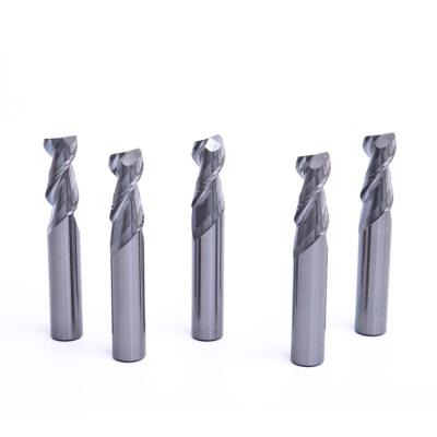 China CNC Flat Milling Machine Solid Carbide 4 Flute End Mill Cutters For Metal for sale