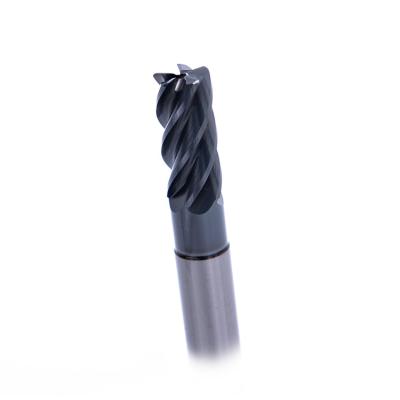 China CNC Machine Tungsten Carbide End Mill 3 Solid Flute Flattened Carbide End Mills With Straight Shank For Machining Aluminum Alloy for sale