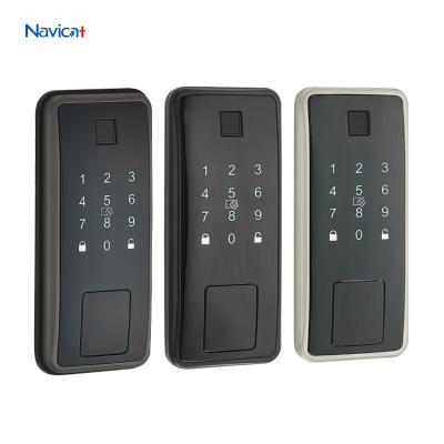 China TTlock Keyless European RFID Electronic Blue tooth Hotel Smart Wifi Digital Door Lock Deadbolt for sale