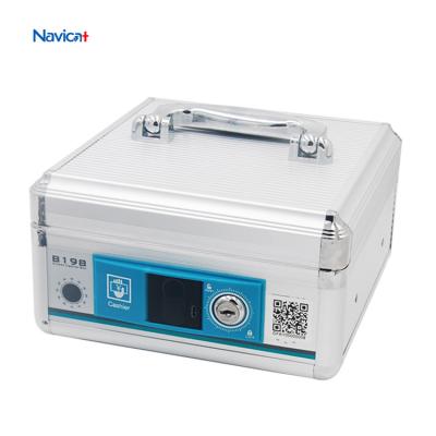 China Travel car small biometric fingerprint key portable security jewelry safe box for sale