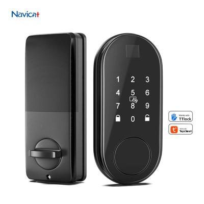 China Fingerprint Password Home Anti-Theft Mobile Phone APP Unlock Electronic Remote Control Smart Lock for sale