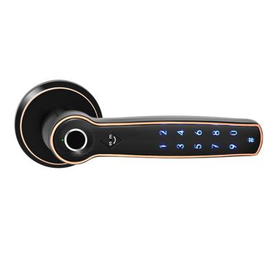 China Keyless electronic fingerprint biometric door lock with wifi remote control for sale